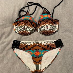 Body glove two piece swimsuit